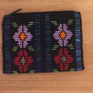 Artisan Beaded Card/Coin/Key Holder
